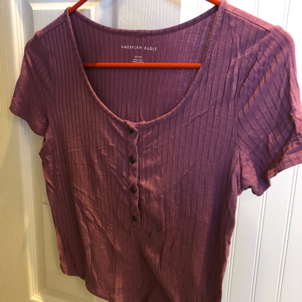 Purple Crop Top